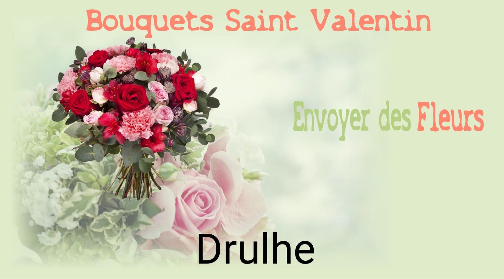 Roses de Saint-Valentin livrées à Drulhe